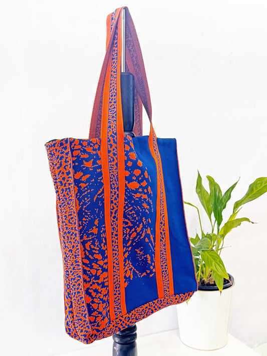 Triko omuz çantası cta-06 kaplan desenli