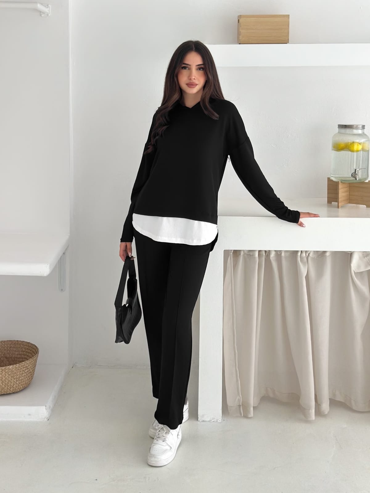 Sweat-Kombinli-kapusonlu-Takım–siyah