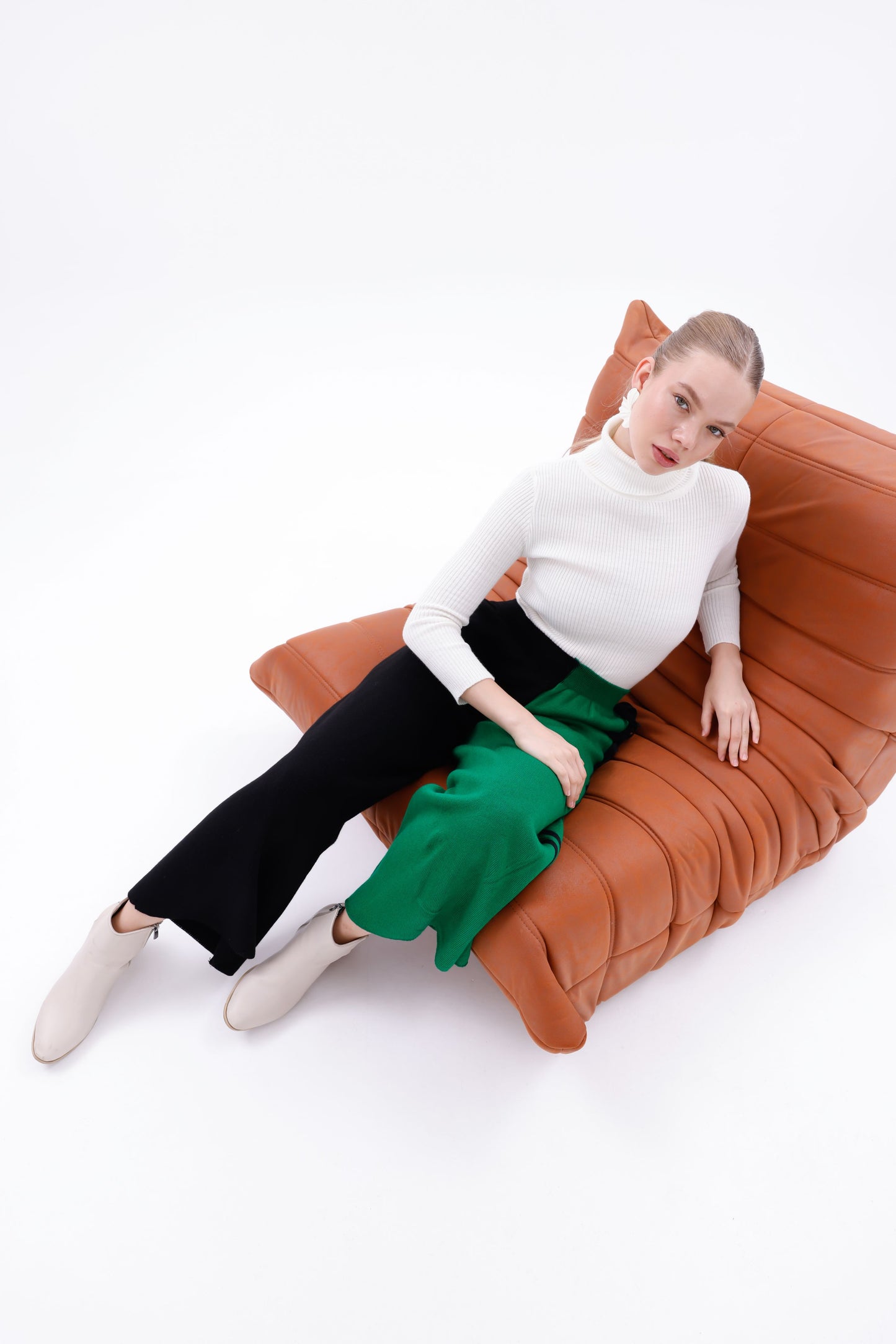 TRİKO SİYAH/YEŞİL PANTOLON