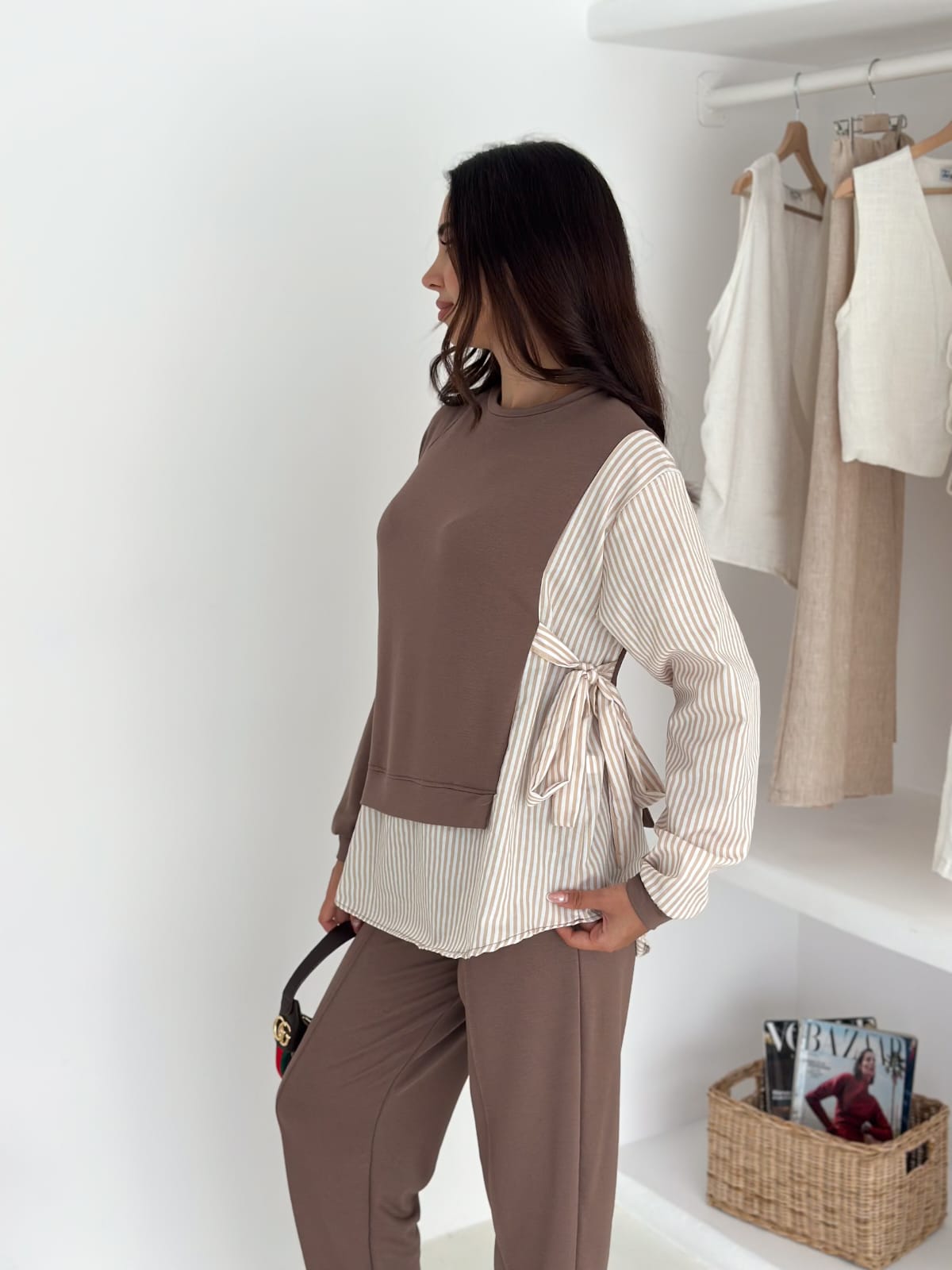 Sweat-Gömlek-Kombinli-Takım–SKAHVE