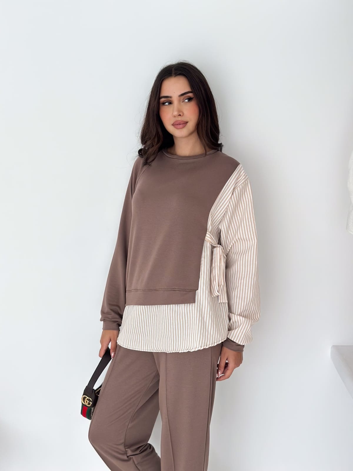 Sweat-Gömlek-Kombinli-Takım–SKAHVE