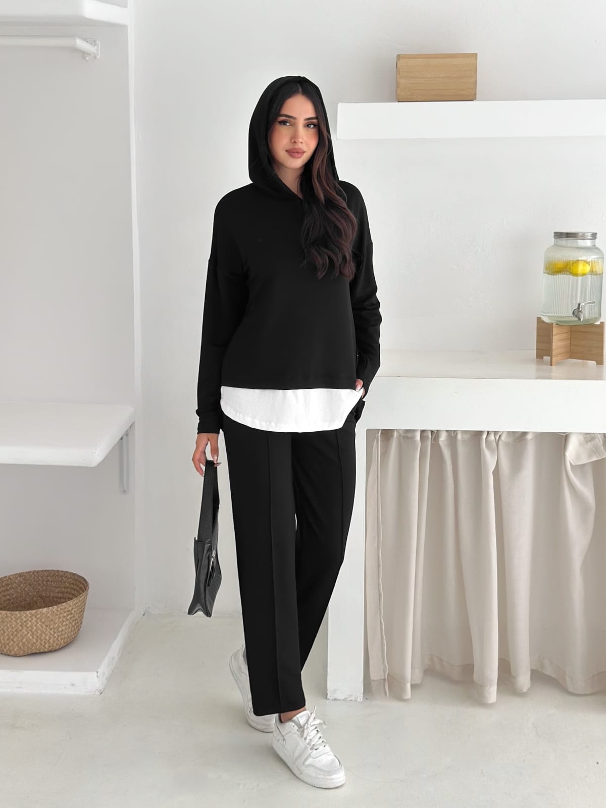 Sweat-Kombinli-kapusonlu-Takım–siyah