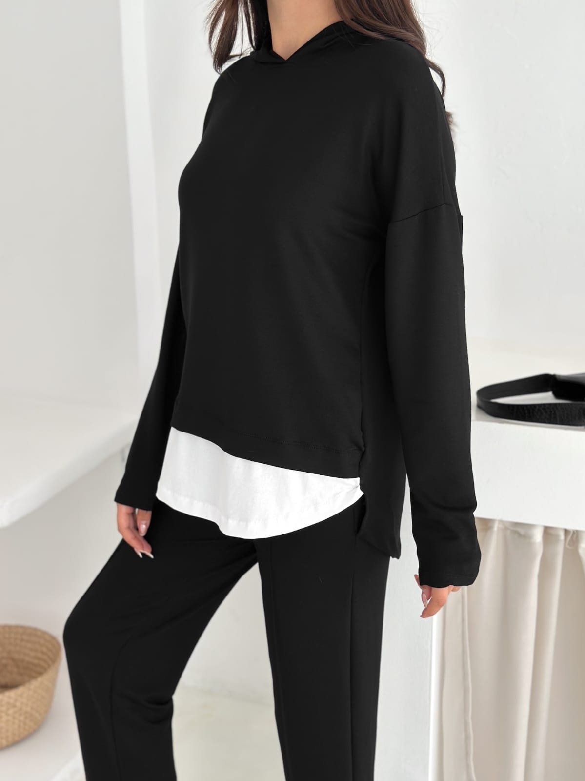 Sweat-Kombinli-kapusonlu-Takım–siyah