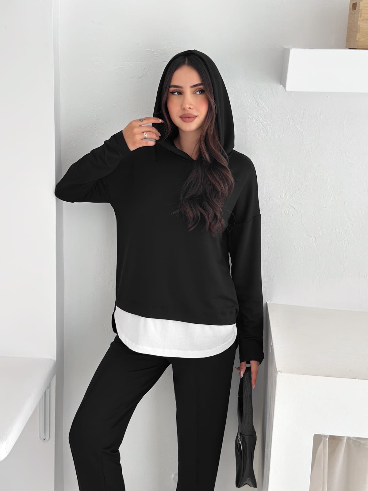 Sweat-Kombinli-kapusonlu-Takım–siyah