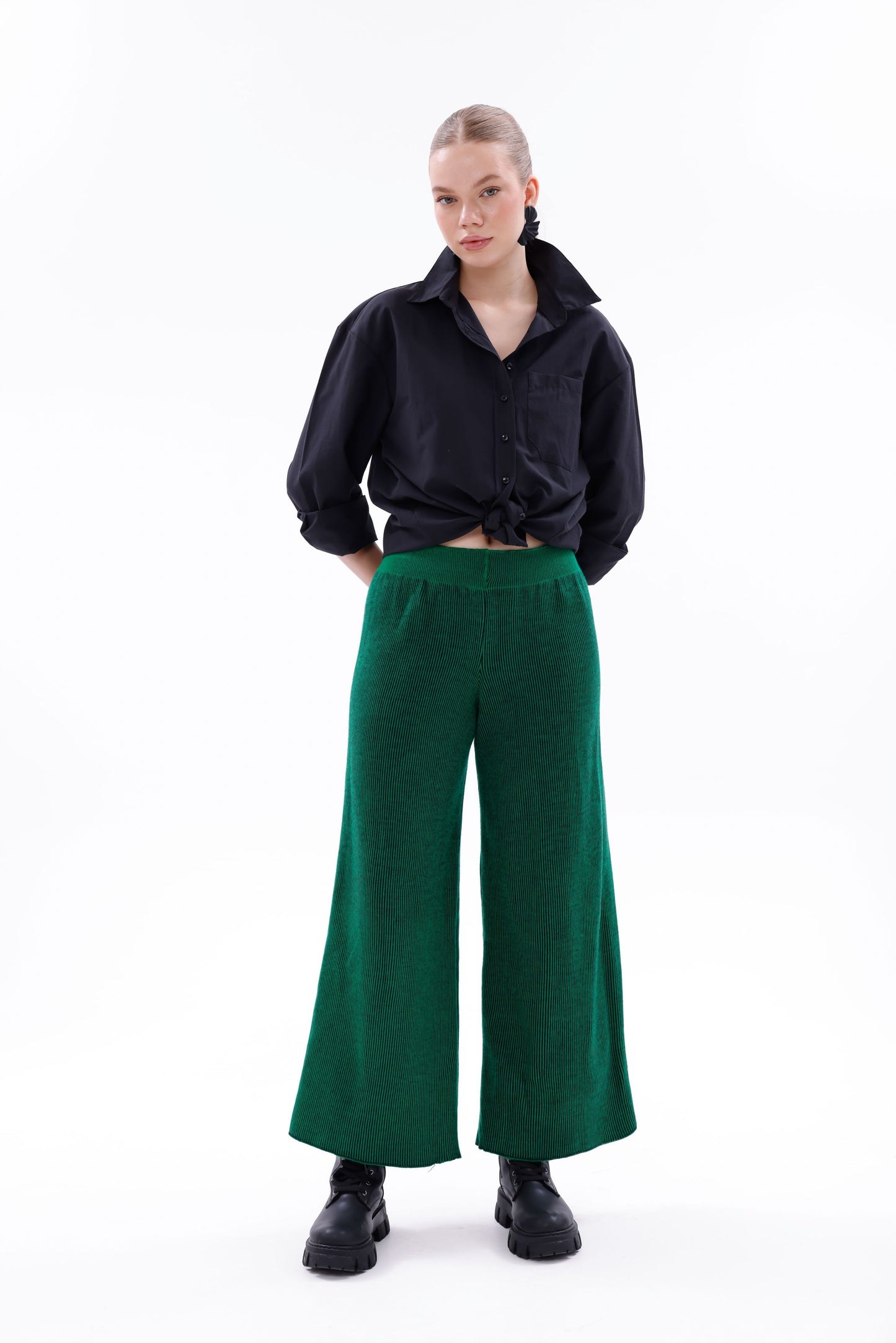 TRiKO SiYAH/YESiL CiZGiLi PANTOLON