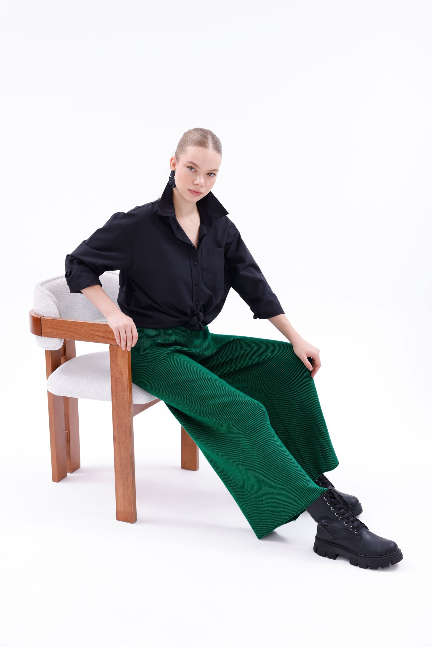 TRiKO SiYAH/YESiL CiZGiLi PANTOLON