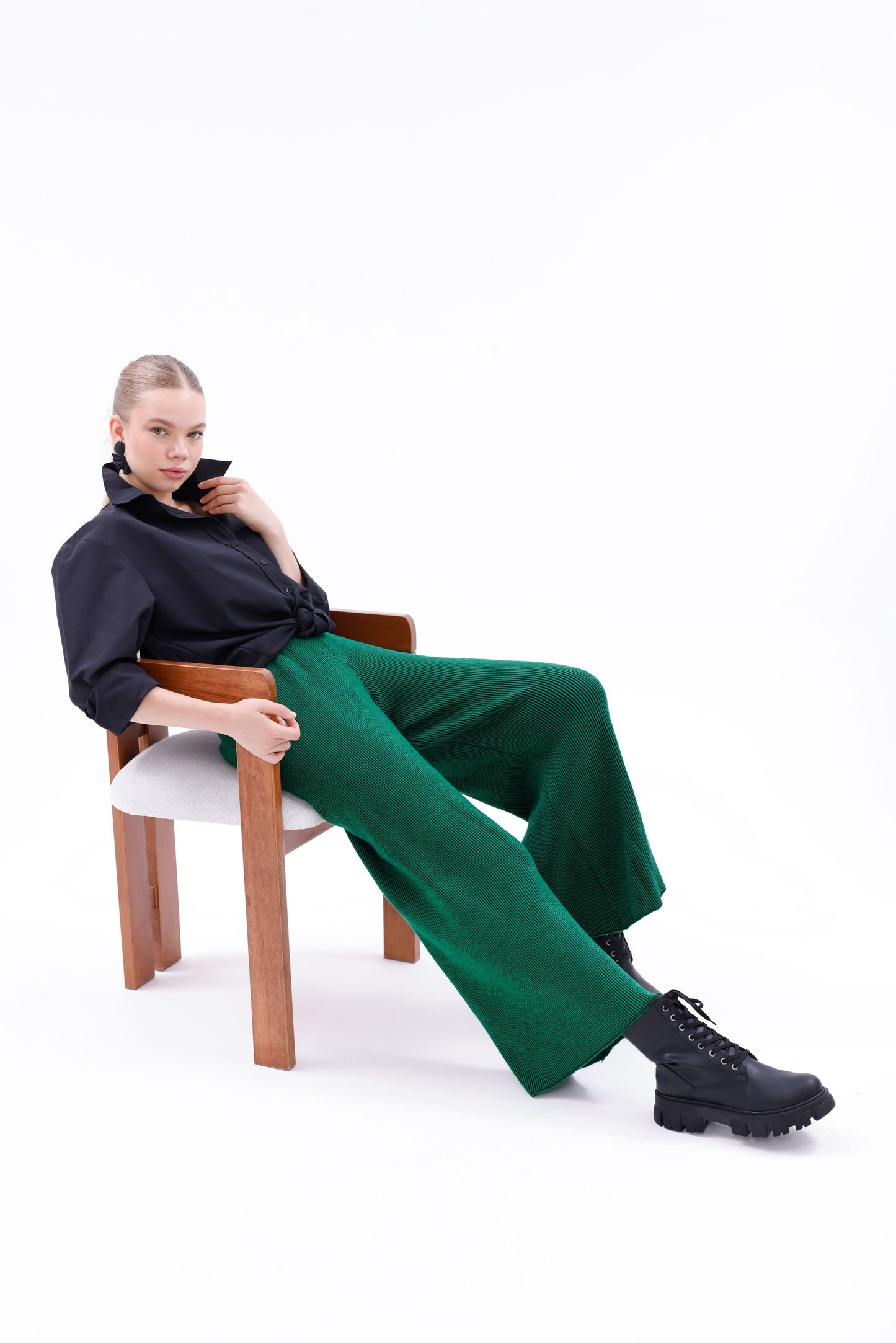 TRiKO SiYAH/YESiL CiZGiLi PANTOLON