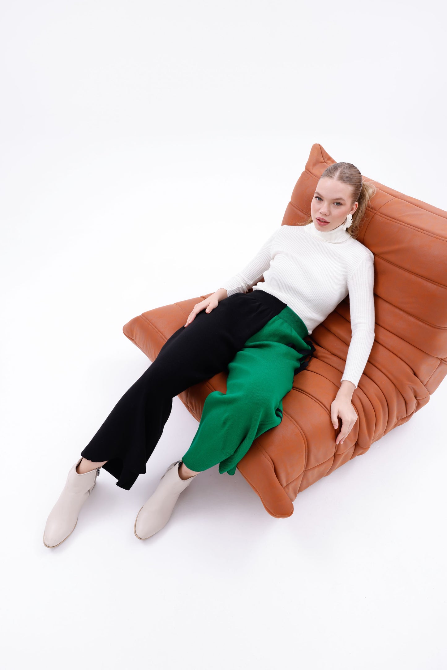 TRİKO SİYAH/YEŞİL PANTOLON