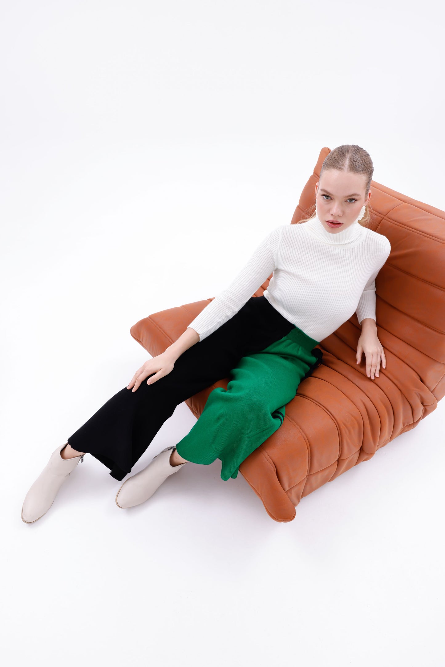 TRİKO SİYAH/YEŞİL PANTOLON